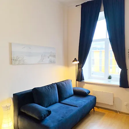 公寓 Studio, Fireplace, Super Location, Free Parking *